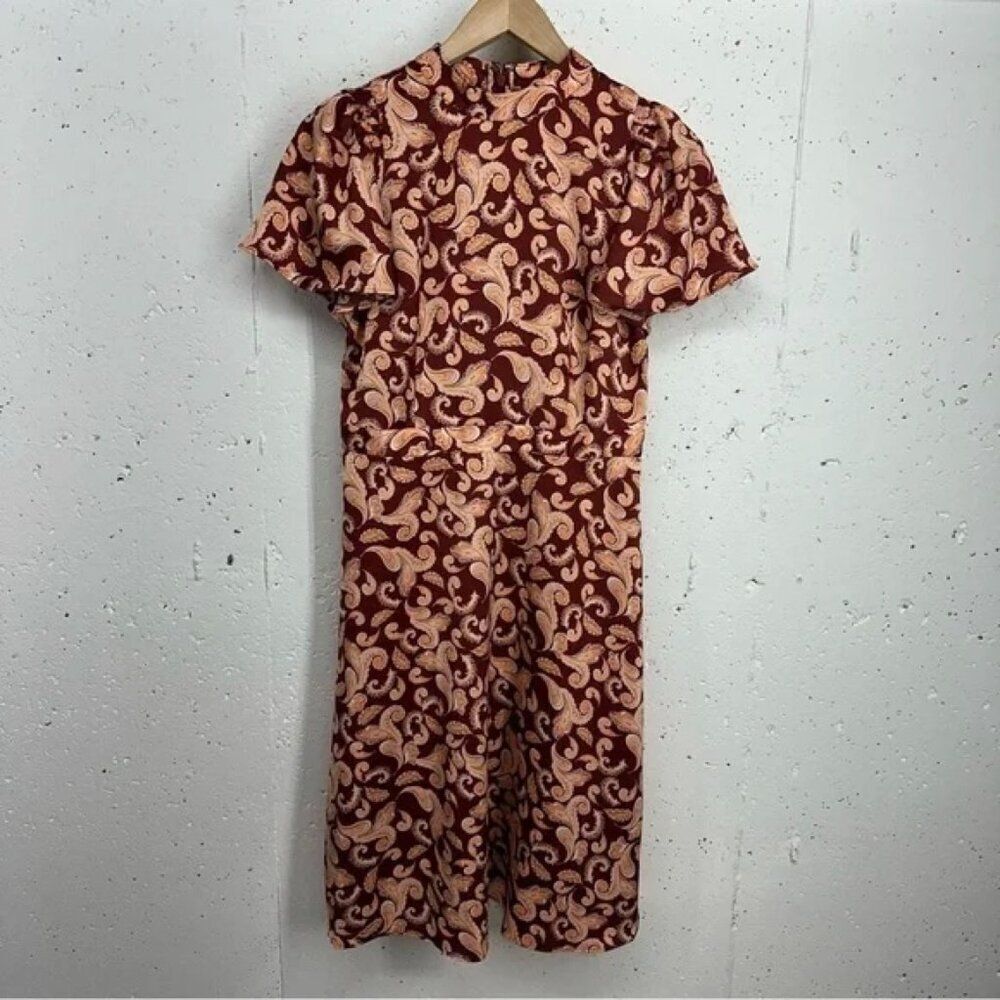 Lot of 3 Ann Taylor & Loft Women's Size 4P Petite 2 Skirts and Rust Dress - Picture 13 of 16